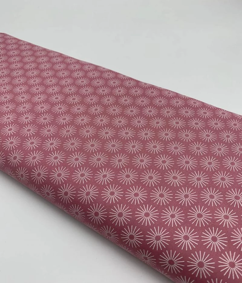 Tissu popeline de coton Umbrella pink
