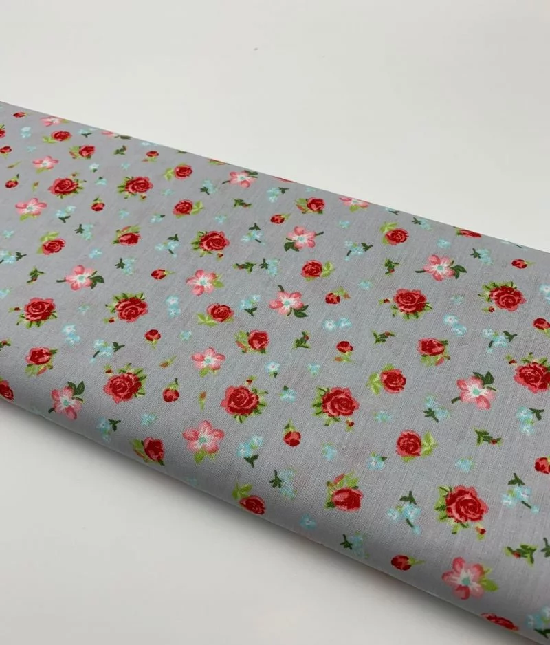 Tissu popeline de coton Beautiful Blossom by Poppy Europe