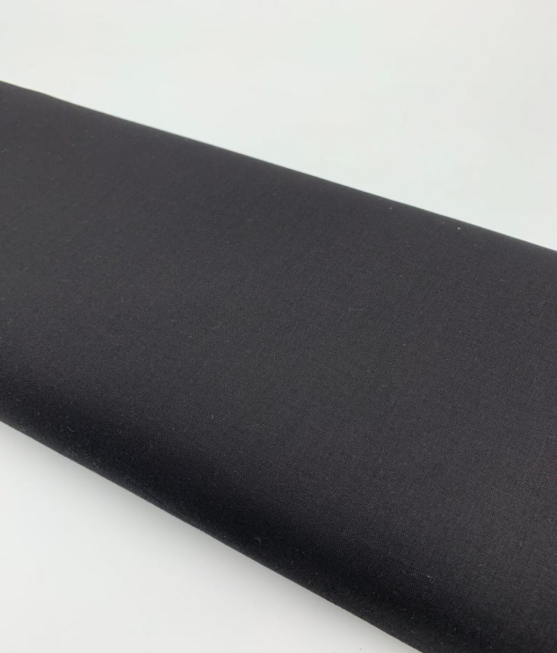 Tissu 100% coton noir
