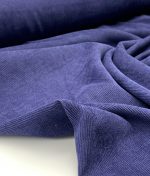 Tissu velours côtelé couleur bleu royal