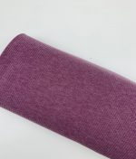 Tissu jersey côtelé lila