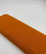 Tissu double gaze de coton uni - Orange