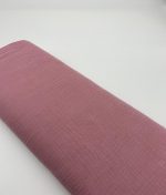 Tissu double gaze de coton uni - Dusky rose