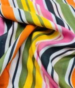 Tissu viscose rayure stripe garret