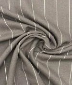 tissu viscose lin rayé large bande